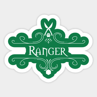 Ranger D&D class with embellishment Sticker